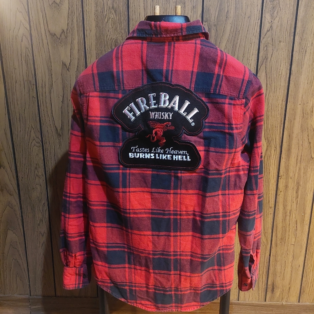 Red Plaid Casual Button Down Shirt
